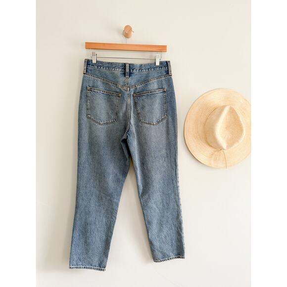 J.Crew Factory | Premium Edition high-rise straight jean | Sz 28 - Picture 5 of 8